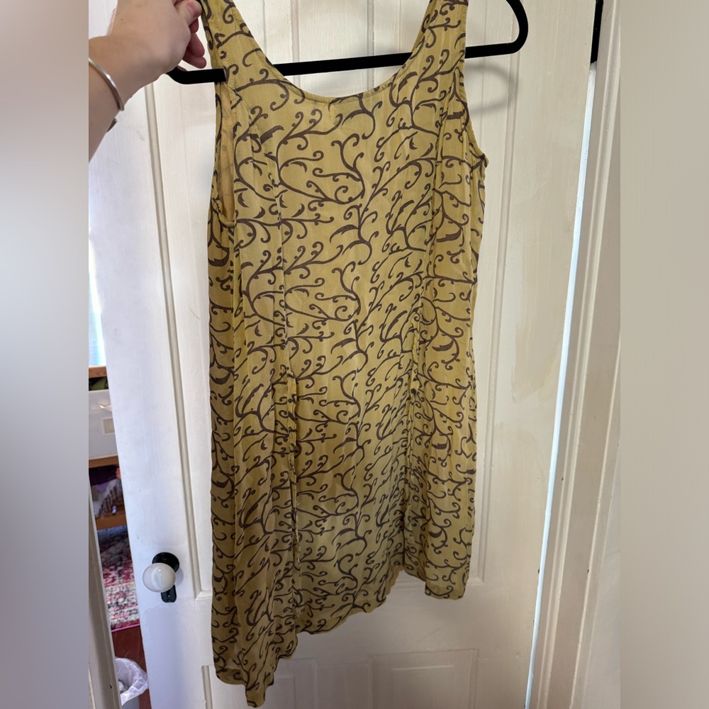vintage button up mini dress - Picture 4 of 4